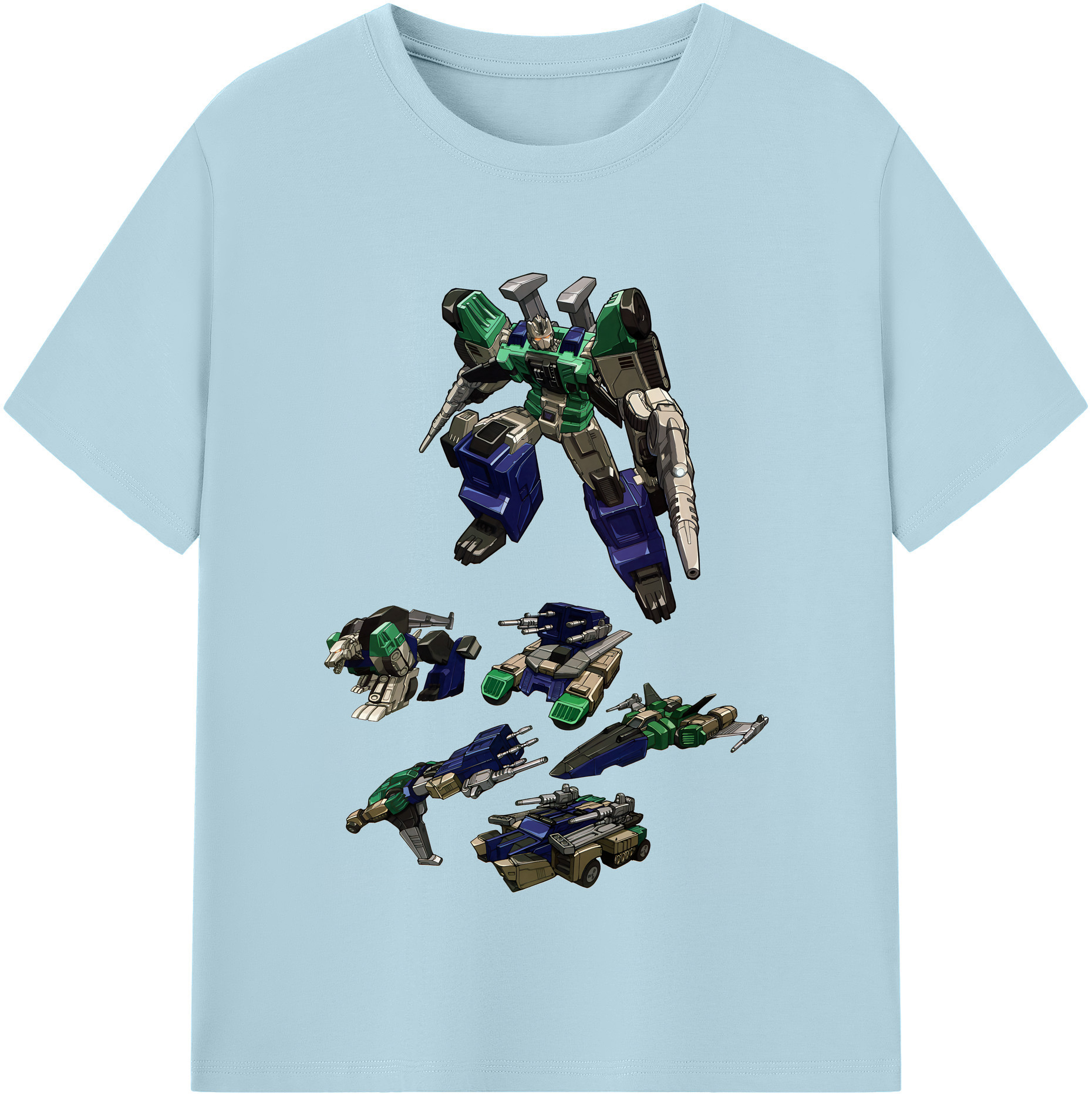 （画像用） Transformers トランスフォーマー 綿100％半袖Tシャツ（フロントプリント）
